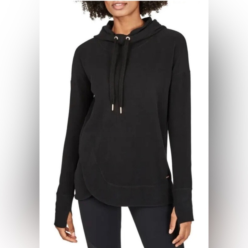 Sweaty Betty Escape Luxe Hoodie in Black! Size Medium